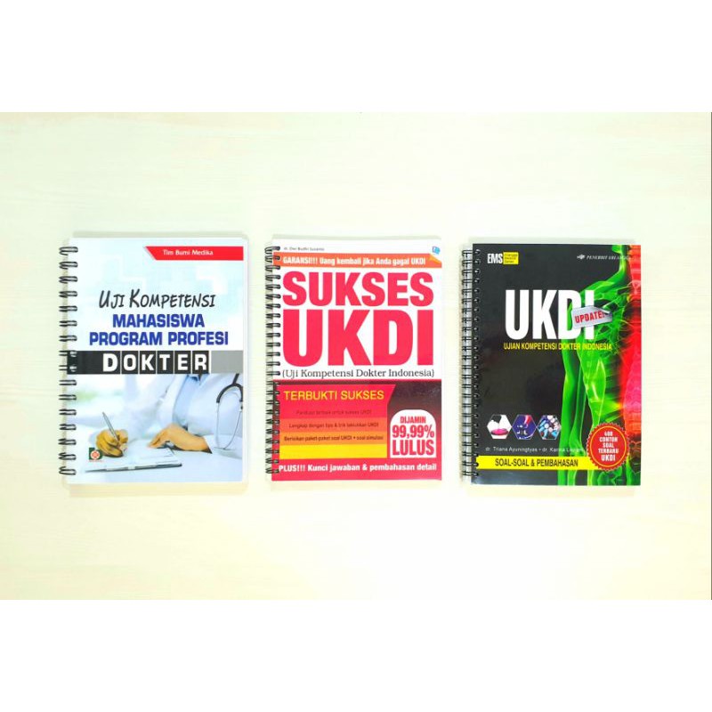 UKMPPD - (PAKET 3 BUKU) UKMPPD + SUKSES UKDI Dijamin 99,99% Lulus + UKDI Update 400 Contoh Soal