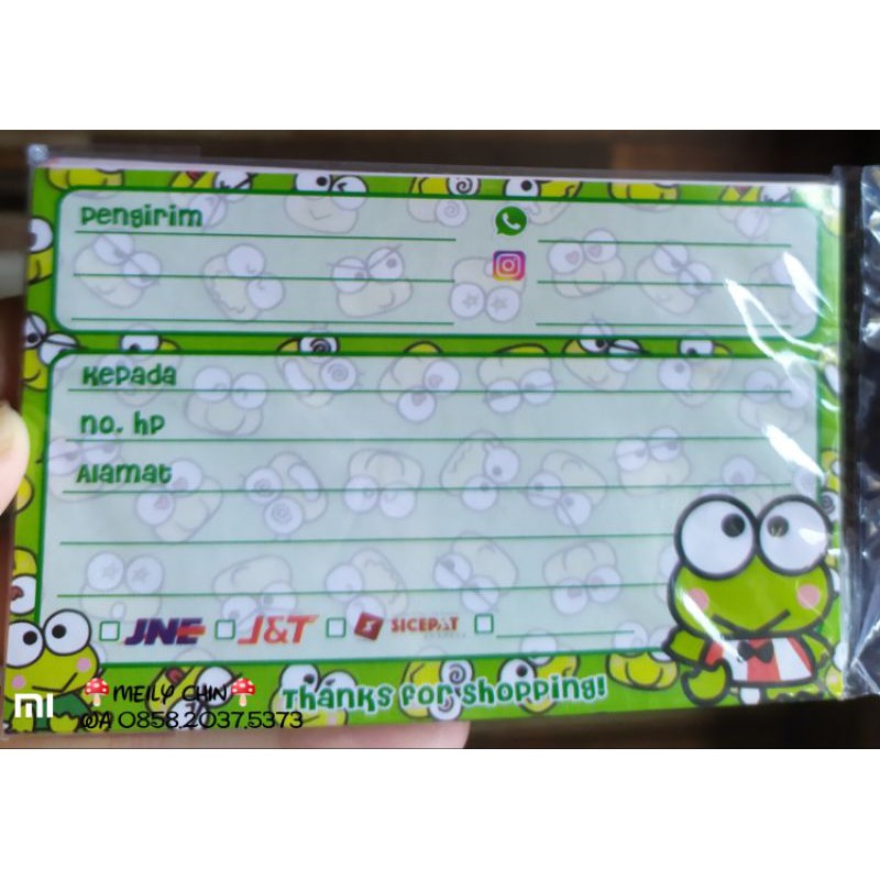 

Stiker label pengiriman 25lembar