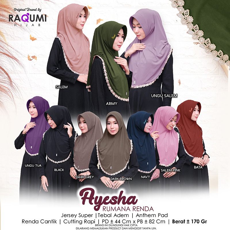 AYESHA RUMANA RENDA BY RAQUMI HIJAB