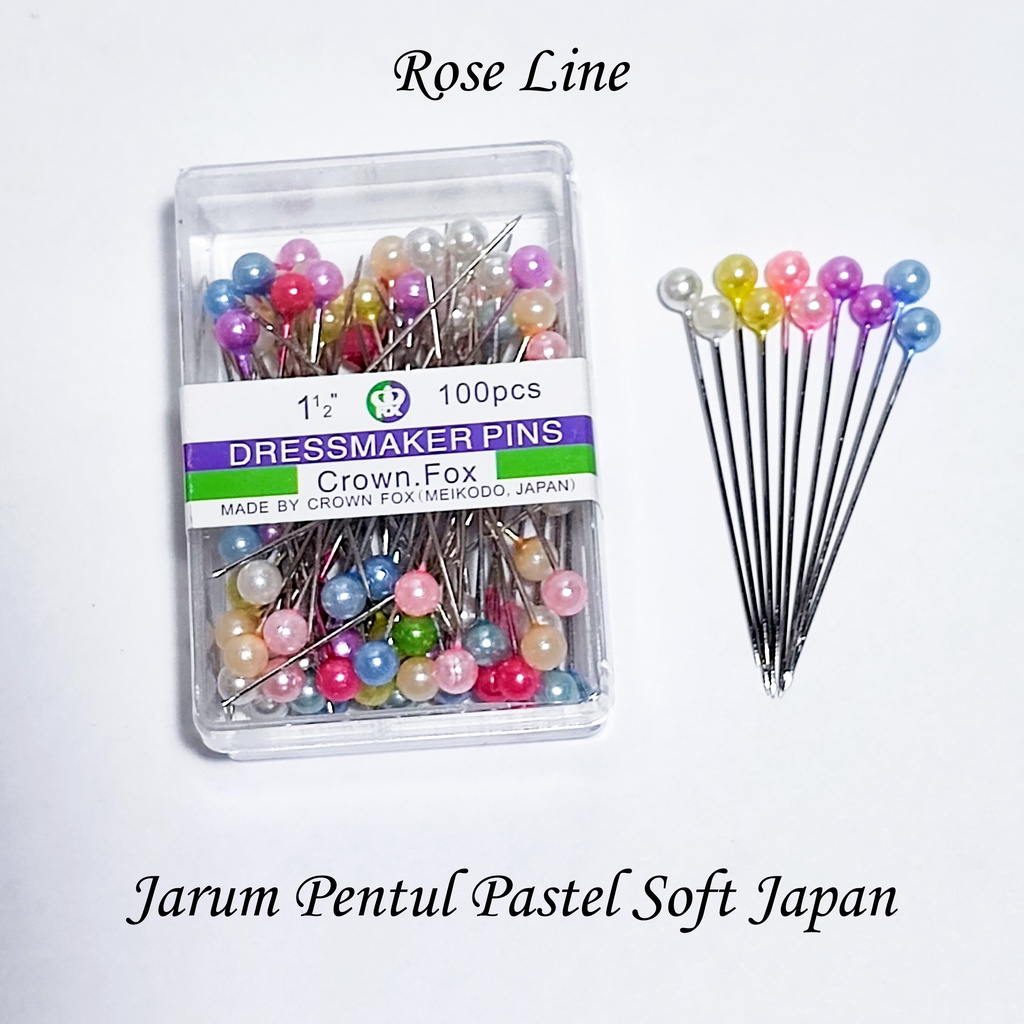 Jarum Pentul Warna Stainless Steel Isi 70-80