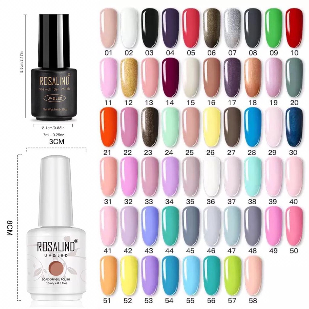 21 - 40 Rosalind Gel Nail Polish/ Kutek Gel/ KUTEK UV GEL