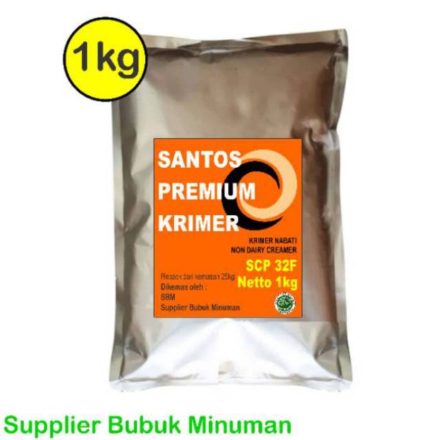 Creamer Santos Krimer Premium Non Dairy NDC SCP 32F Repack 1kg