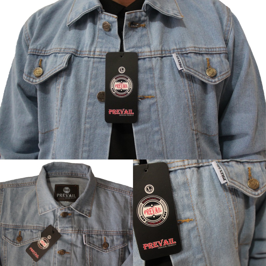 Jaket jeans pria jaket jeans prevail original product