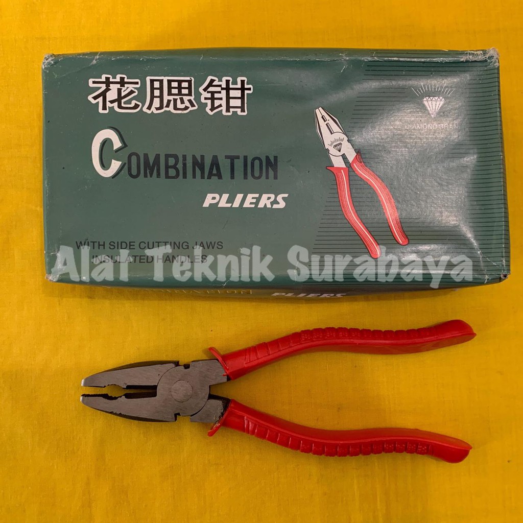 ISI 12 PCS TANG KOMBINASI DIAMOND 6" ; 7" ; 8" INCH / COMBINATION PLIERS