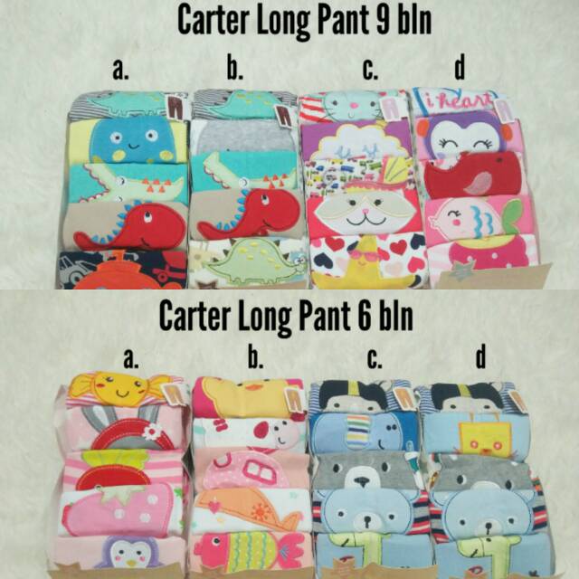 Celana Panjang bayi, Long Pant 5in1/ Celana bayi isi 5 import