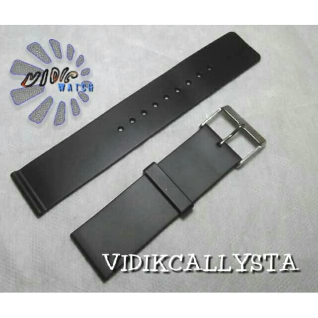 STRAP RUBBER 22  / TALI JAM RUBBER KARET PEBBLE SMARTWATCH 22MM SILICONE