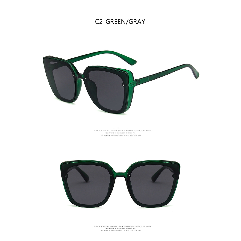 Fashionable Korean thick-edge ins trendy street sunglasses