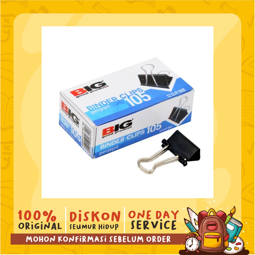 

BINDER CLIP / DOUBLE CLIP NO.105 / NO.107 / NO.111 / NO.155 / NO.200 / NO.260 BIG
