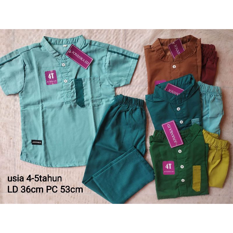 setelan Koko jovanka.id bahan toyobo