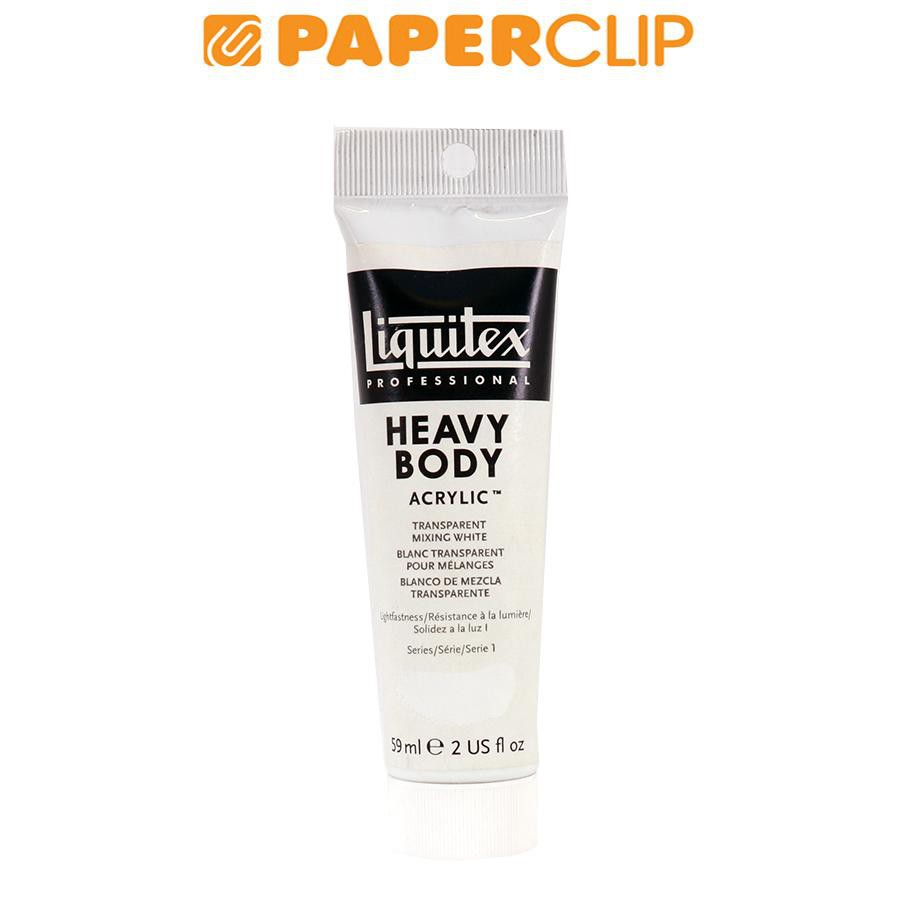

ACRYLIC LIQUITEX HEAVY BODY S1 59ML TRANSPARENT MIXING WHITE 1045430