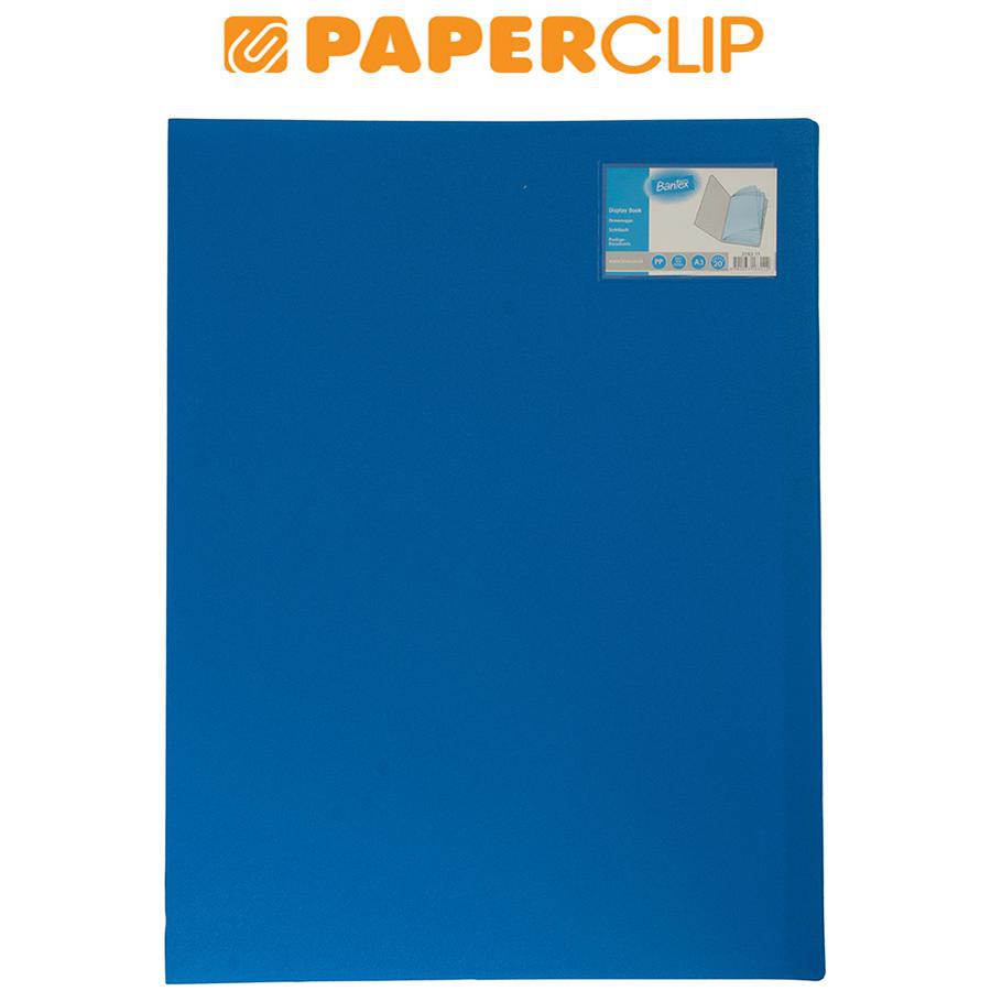 

DISPLAY BOOKS / CLEAR HOLDER BANTEX 3163 A3 20 11 COBALT BLUE
