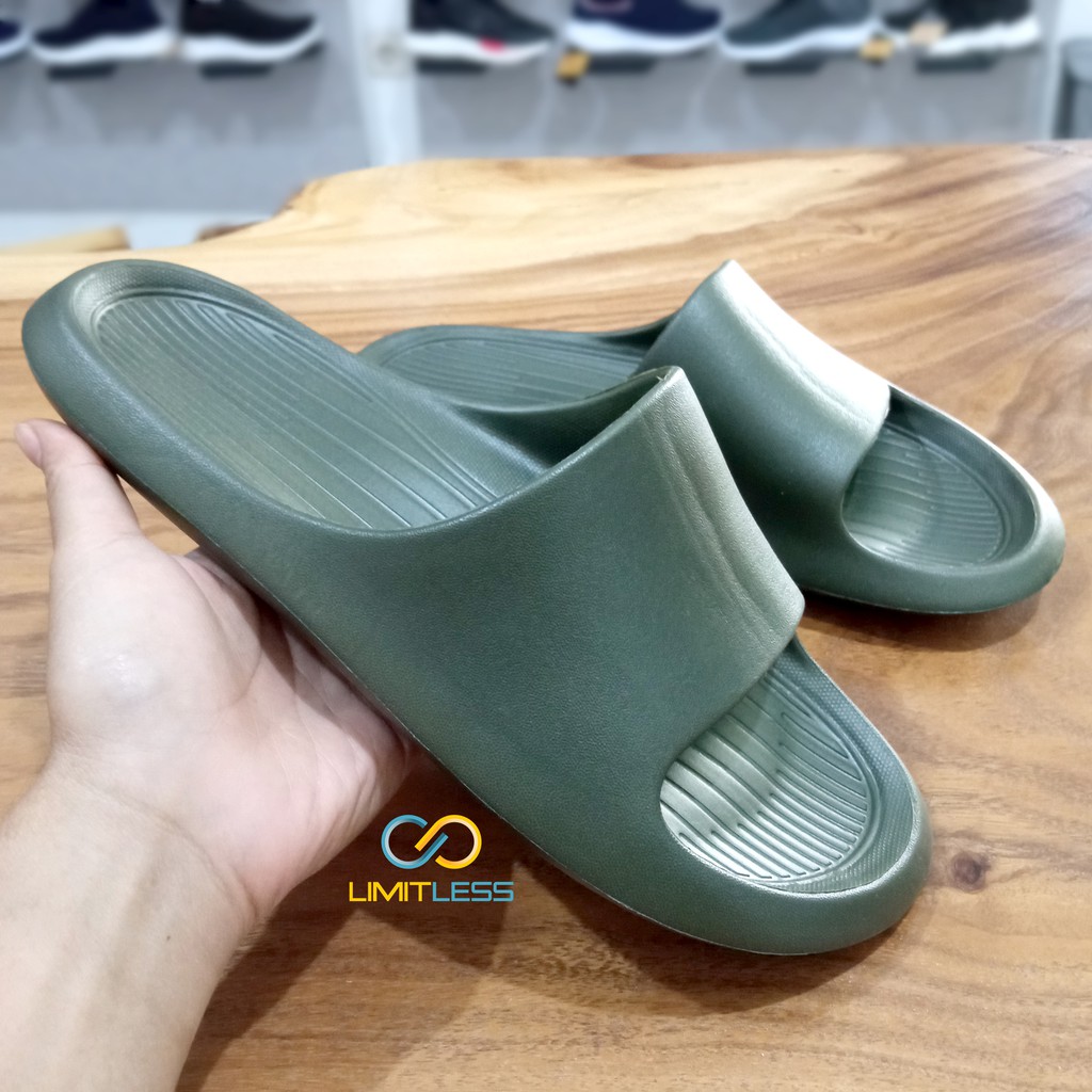 Sandal Pria Dewasa Selop Sendal Pria Slip On Korean Style EVA Empuk Limitless Sandal Selop Karet Murah Kekinian