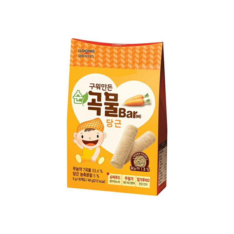ILDONG Quinoa snack bar Carrot snack bayi baby korea import