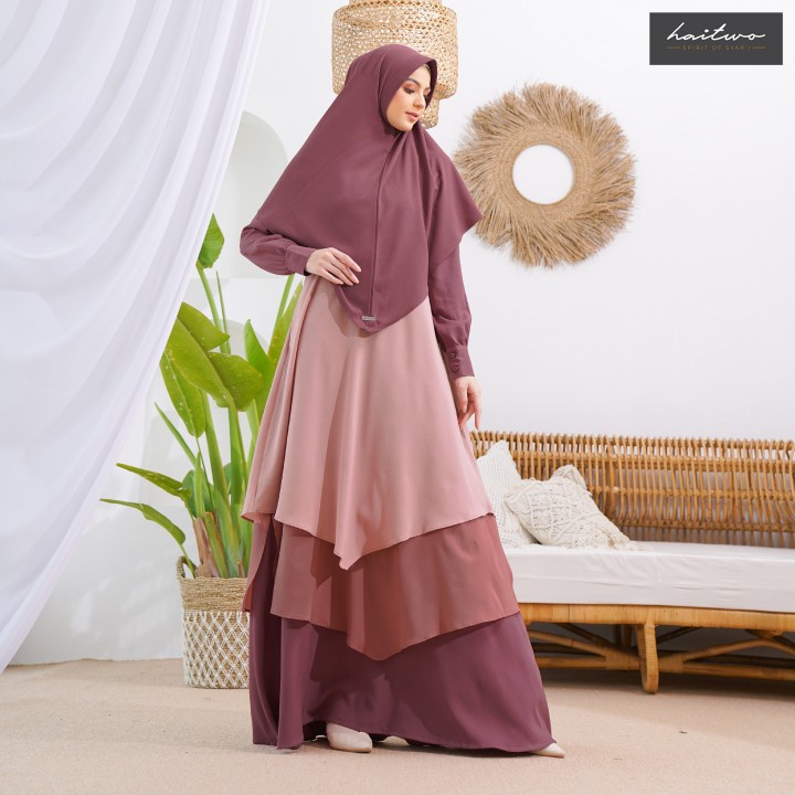 Gamis Syari Haitwo CRESEDIA 008 Fashion Muslim