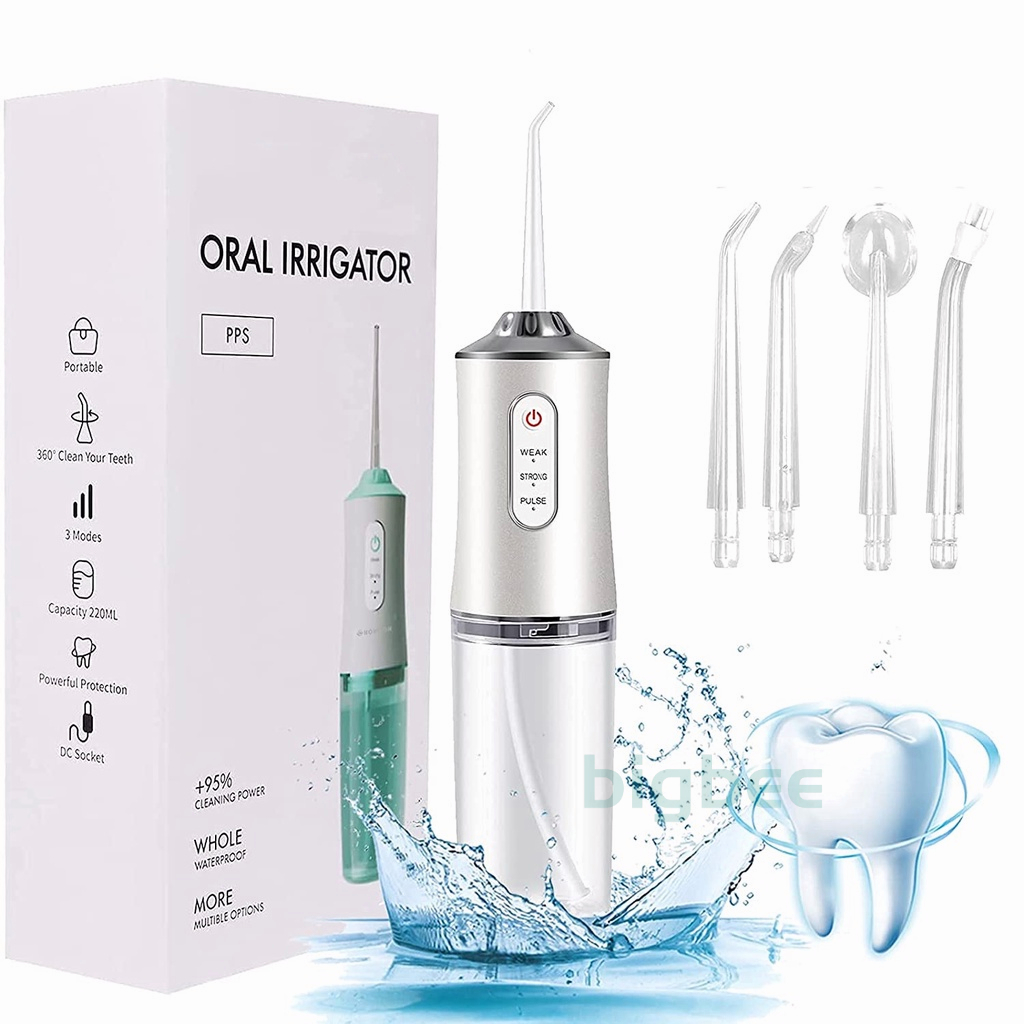 360° Smart Electric Oral Irrigator Water Flosser Dental  Oral Care Dental Scaler Teeth Portable USB Rechargeable