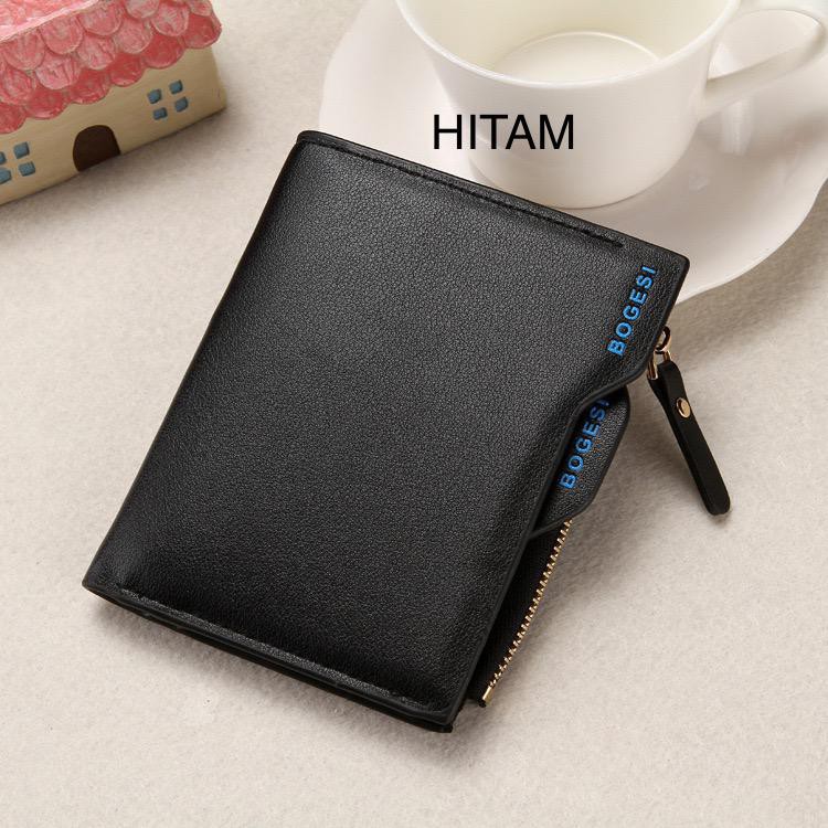 Dompet Pria Bogesi 381 - BISA COD / BAYAR DI TEMPAT-WARNA HITAM