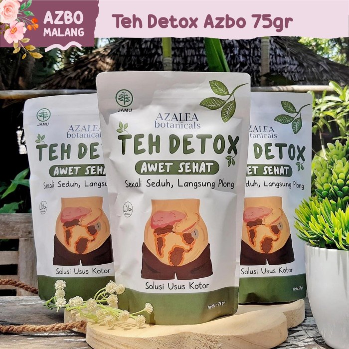 

ORIGINAL MURAH Teh Detox Awet Sehat Azalea Botanicals | Teh Herbal Alami