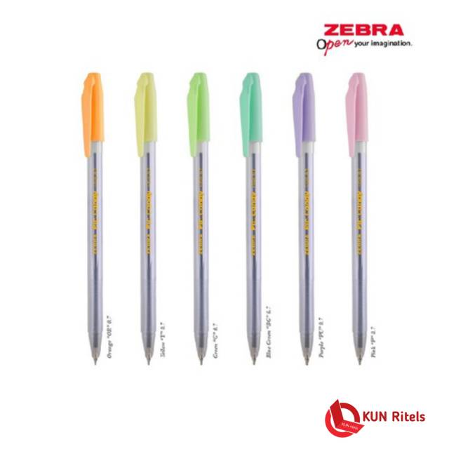 

Pulpen Zebra Pic Candy Semi Gel 0.7 Black / pak isi 12