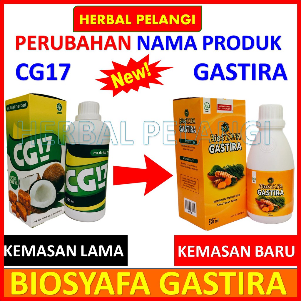 PROMO PAKET HEMAT Biosyafa CG-17 Untuk LAMBUNG KRONIS | Bio syafa CG 17 Bio syafa CG17