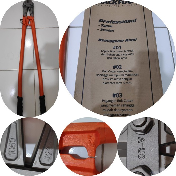 Gunting Besi 42 inch BLACKFOOT Heavy Duty Bolt Cutter