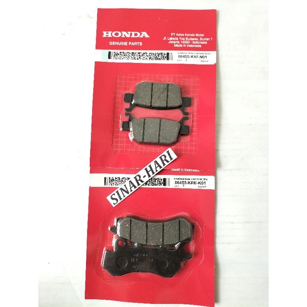 DISPED DISPET SET ,KRE,K97, DEPAN BELAKANG HONDA AHM UNTUK MOTOR PCX