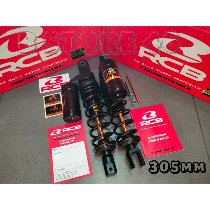 shockbreaker nmax new aerox RCB MB2 BLACK SERIES PREMIUM 305MM ORIGINAL