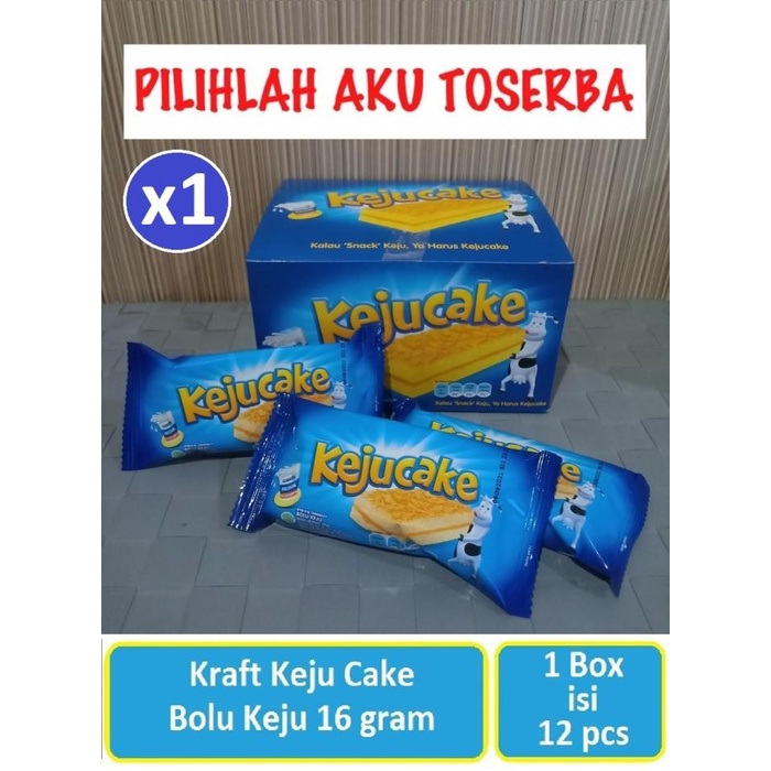 Jual Bw Kraft Keju Cake Bolu Keju 16 Gr - 1 Box Isi 12 Pcs ( Harga 1 ...