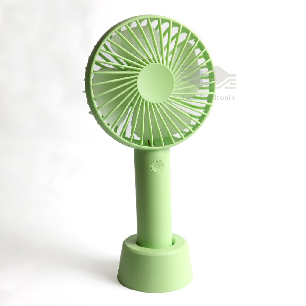 Handy Mini Fan WARNA POLOS Kipas Portable Mini Kipas Tangan Recharger Termurah