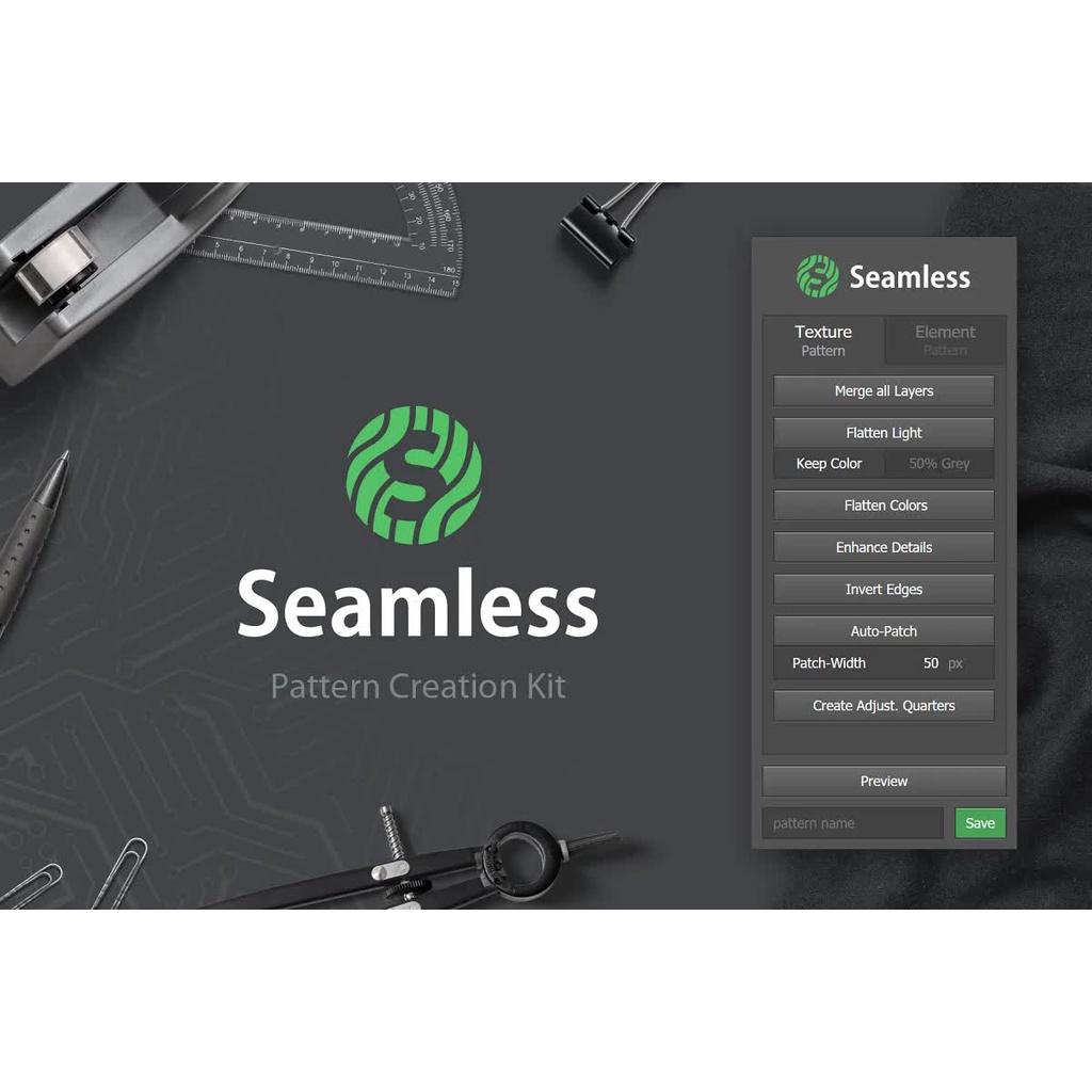 Seamless - Pattern Creation Kit - Photoshop Extension