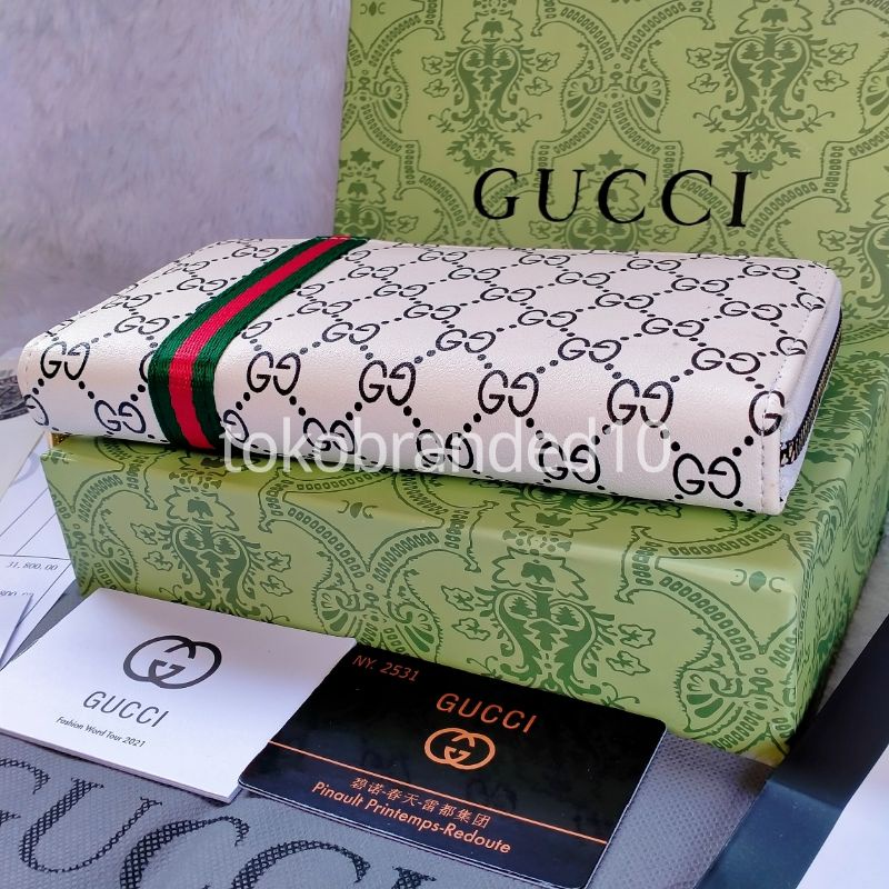 DOMPET WANITA GC RESLETING FREE BOX+PAPERBAG FULLSET