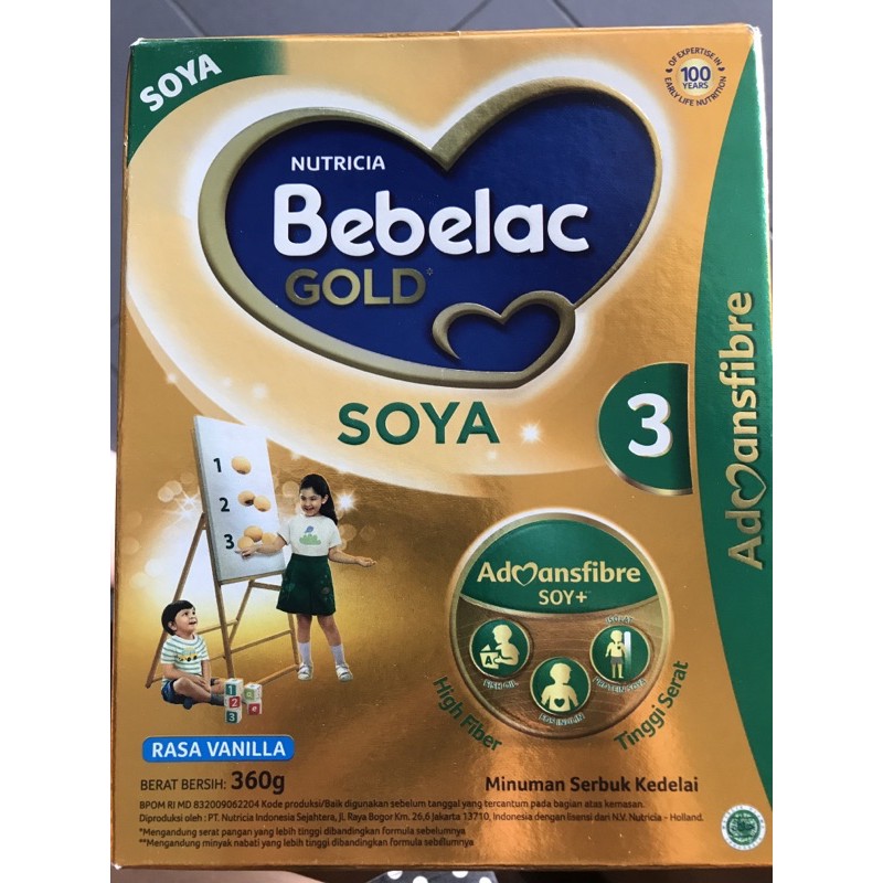 Bebelac Gold Soya 3 360 g dan 360 gr dan bebelac soya gold 360