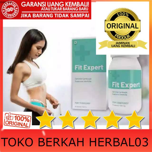 100% ASLI Fit Expert Asli - FitExpert Original Obat Pelangsing Obat Diet Herbal Penurun Berat Badan