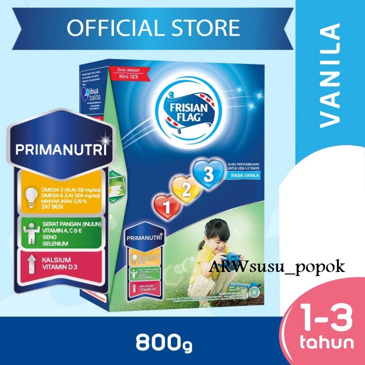 

Frisian Flag 123 Vanila 800gr