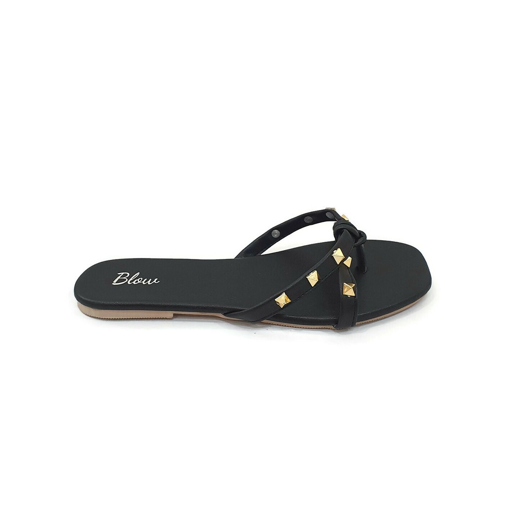 Blow Valentino Sandal Studs Wanita BLNI 0044-Black