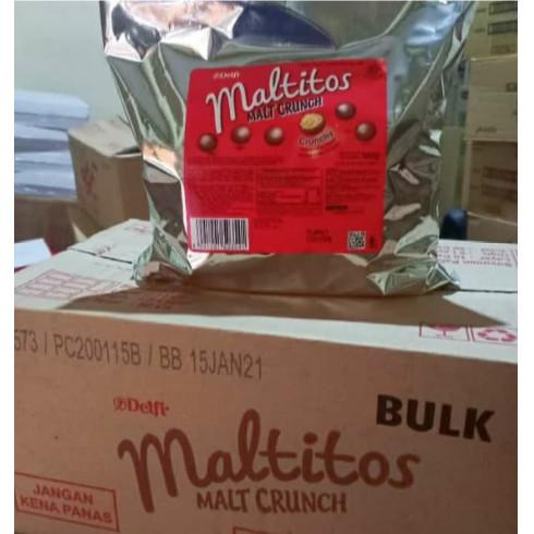 

Coklat Maltitos Maltcrunch Asli Delfi Kemasan 500Gr