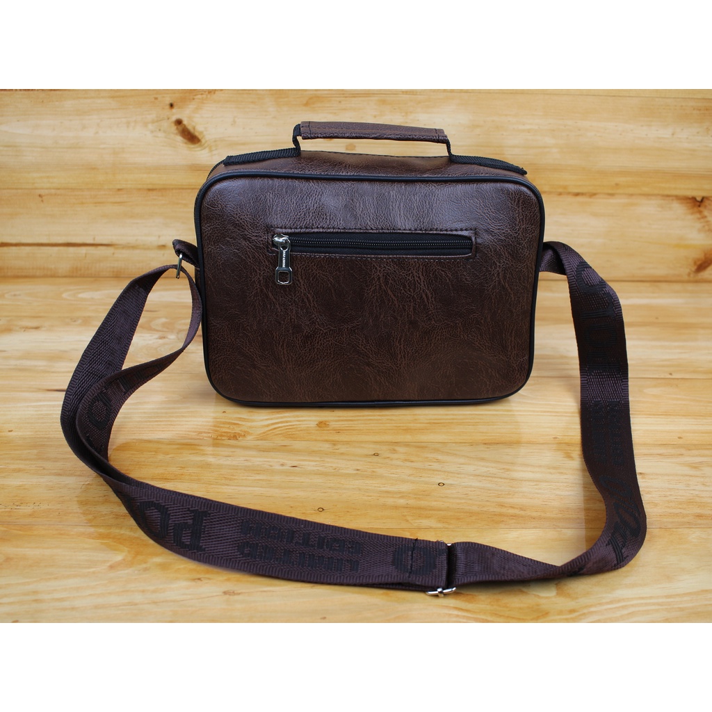 Tas Pria Tas Selempang POLO AMSTAR Bahan Kulit PU Leather Tas Selempang Pria Slingbag