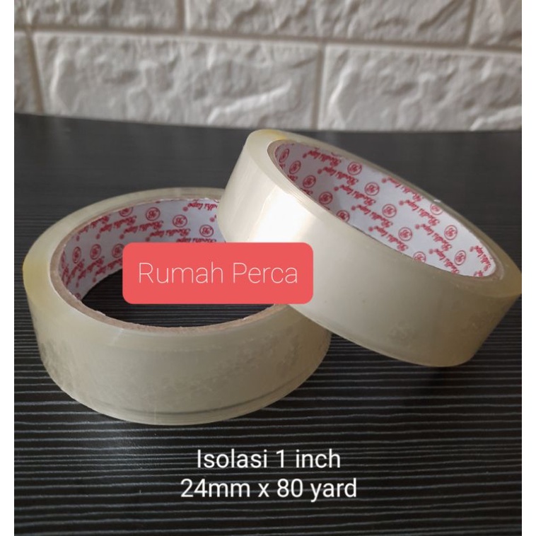 

ISOLASI 1 INCH (24MM X 80 YARD) SELOTIP - LAKBAN