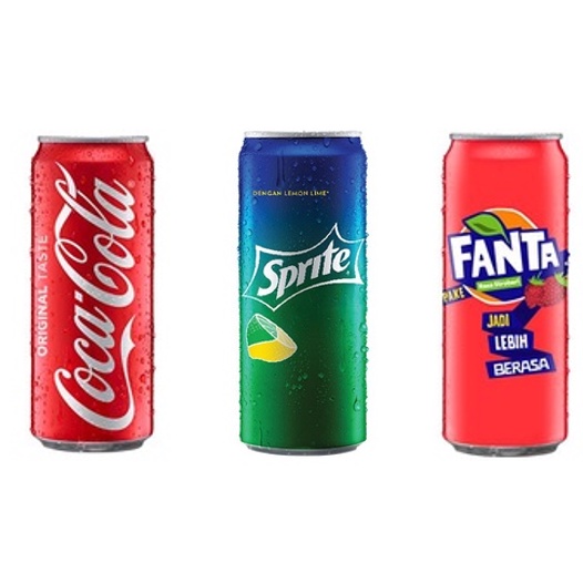 

Coca Cola/Fanta/Sprite Can 330 mL