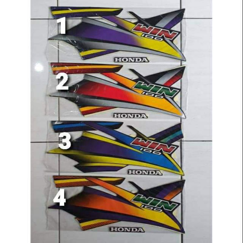 stiker Honda win 2004-2005