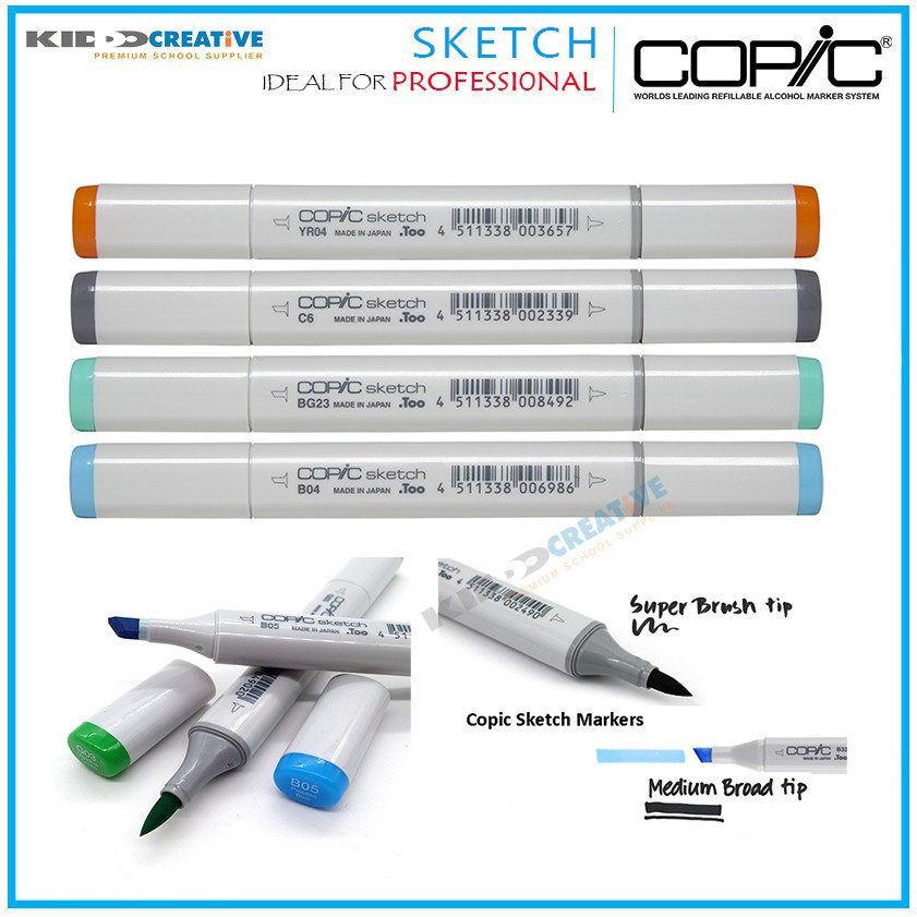 

COPIC INDIVIDUAL SKETCH COLOUR ( B )