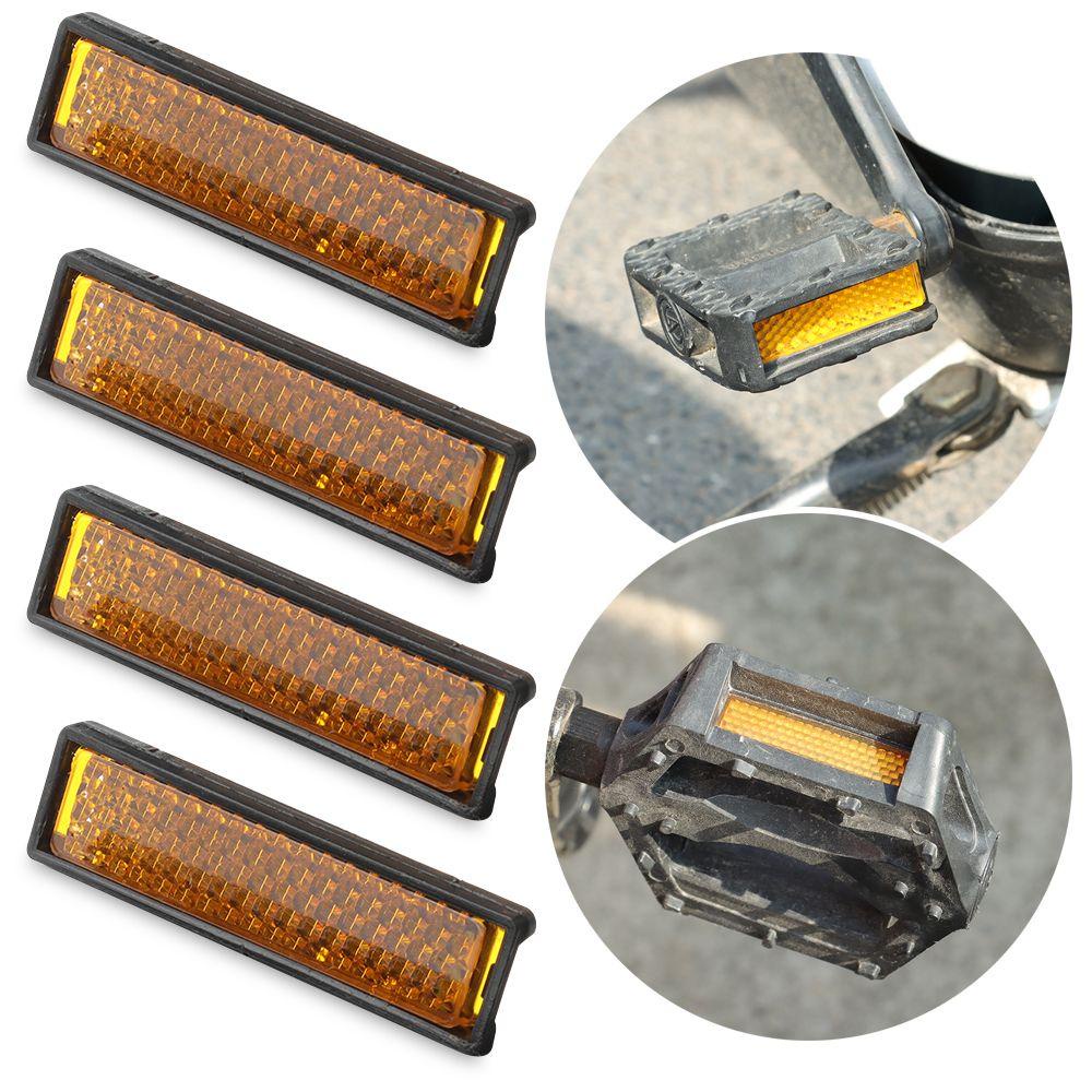 Suyo 4pcs / set Reflektor Pedal Sepeda