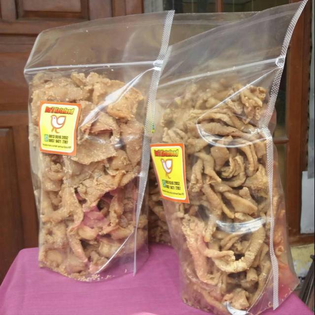 

Kripik keto usus dan kulit ayam