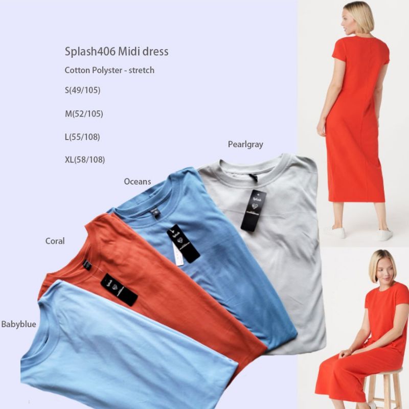SPLASH406 MIDI DRESS