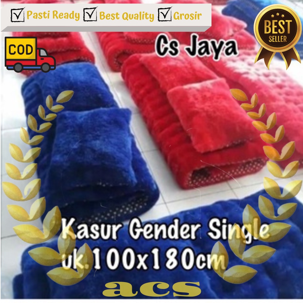 A4 Kasur Gender Single Kasur Menul Kasur Bulu warna Kasur Virall Uk.100x180x6cm