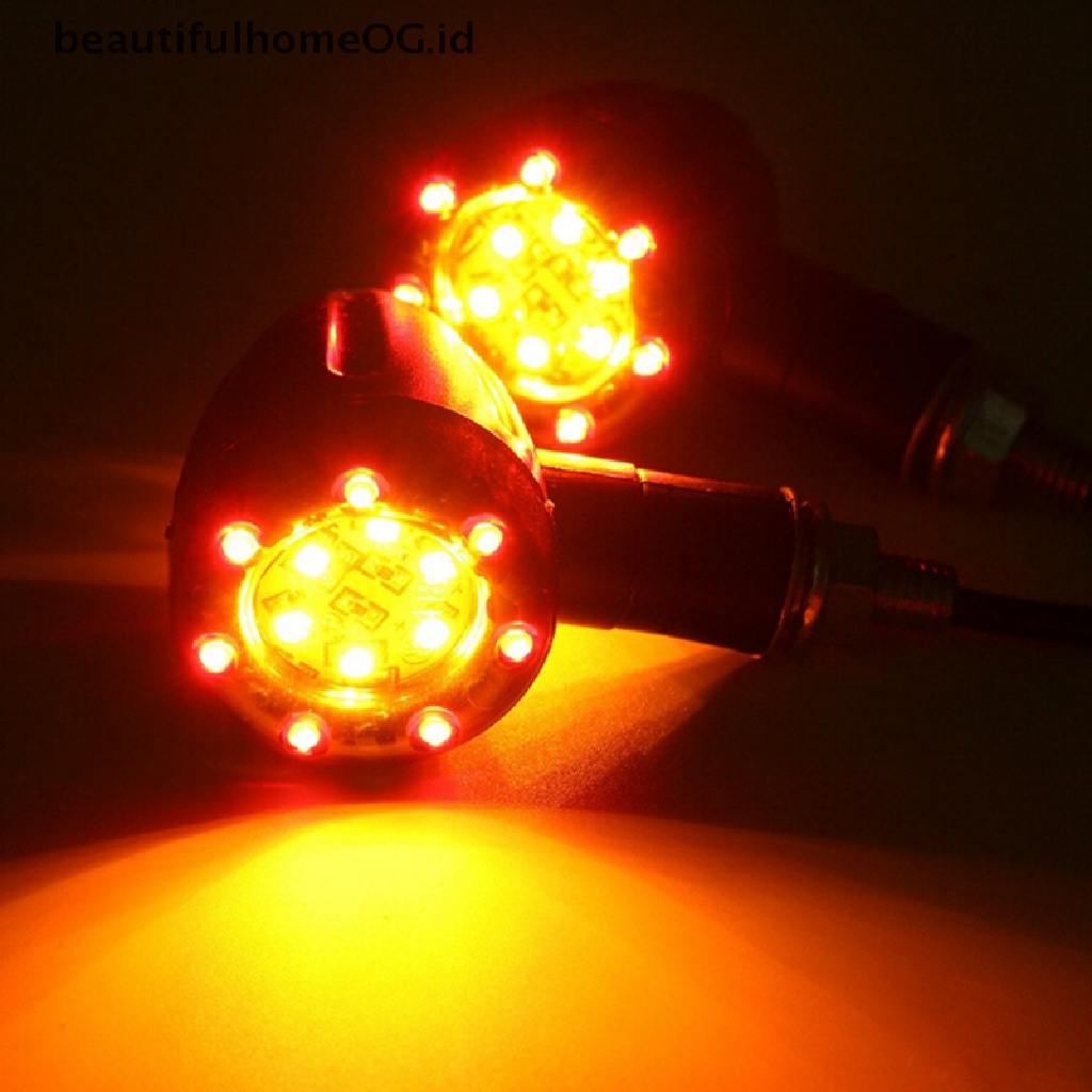 Lampu Sein LED Warna Amber + Merah Untuk Motor