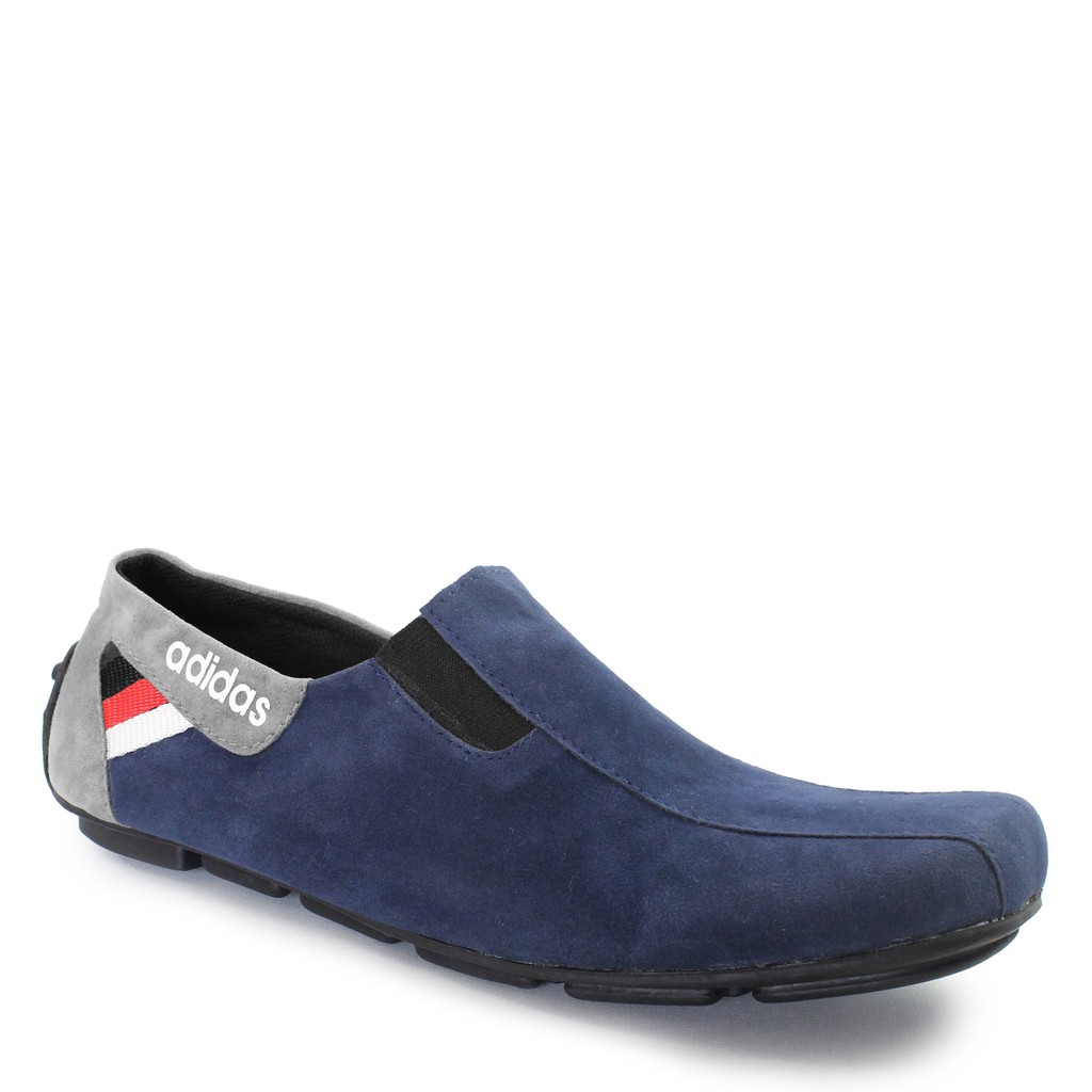 CASH ON DELIVERY !!!! Sepatu Santai Slip On Pria Adidas Mzy Mokasin Navy size 39-44