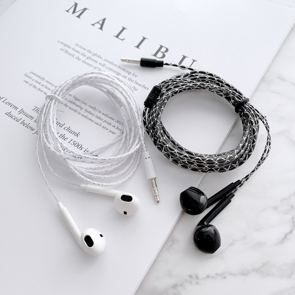 Headphone subwoofer monitor Rekaman Kabel Panjang 2m / 3m Untuk Handphone