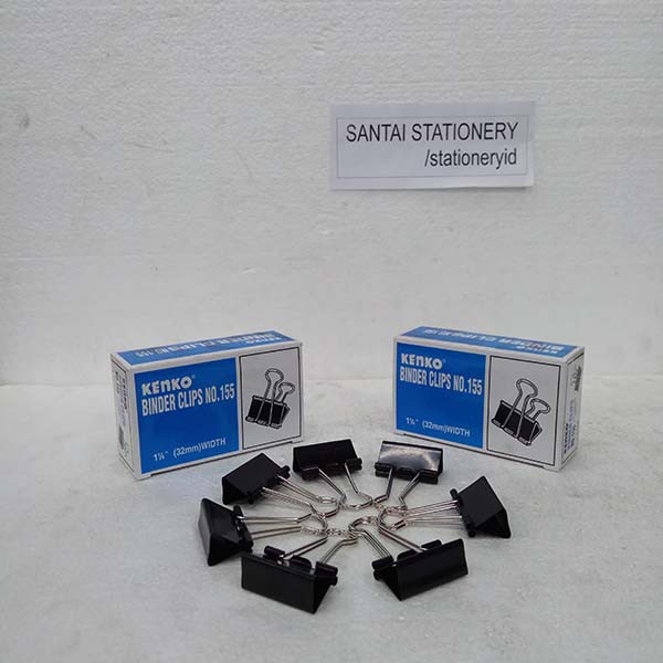 

Kenko Binder Clips No.155 Penjepit Kertas