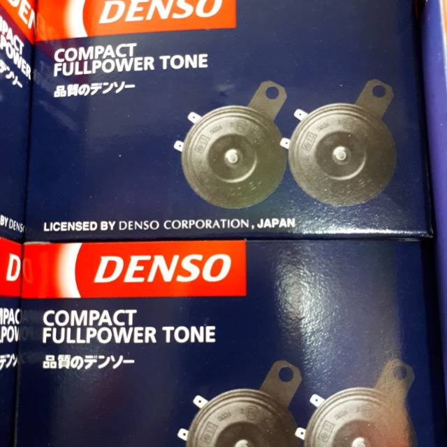 Klakson Denso Standar Bebek Original ( Harga Sepasang )