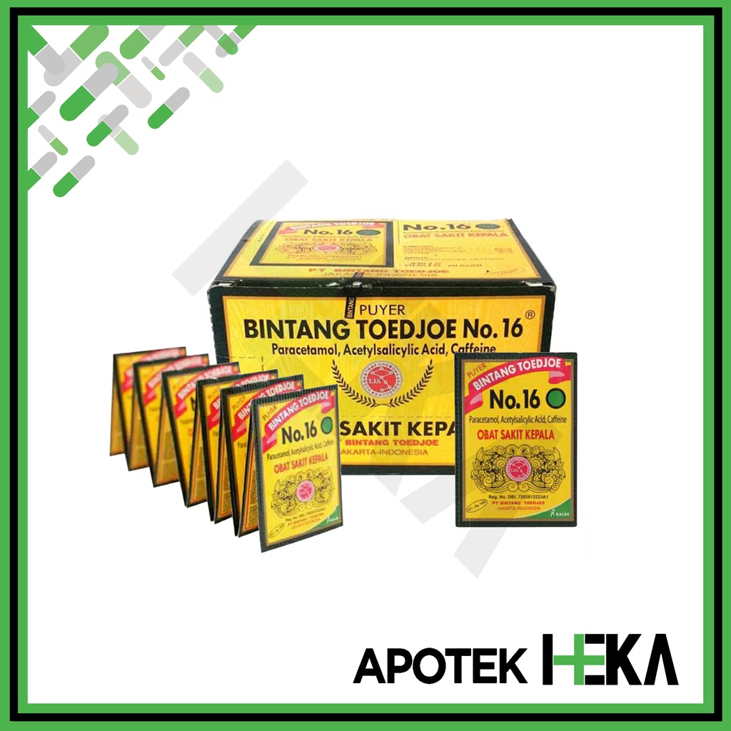 Puyer OSK Bintang 7 Toedjoe No. 16 Box isi 120 sachet - Sakit Kepala (SEMARANG)